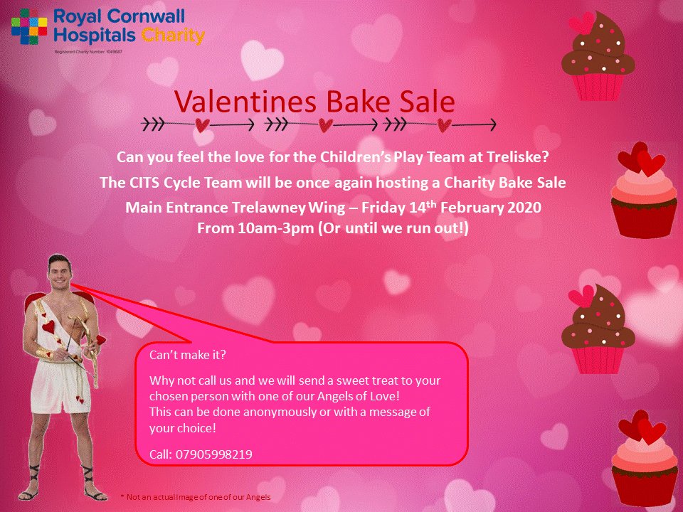 CITSCycle's tweet photo. Or Linda could get a cake delivered from the CITSCycle bake sale on Friday ?? #citscycle #rchtl2p @RCHTCharity https://t.co/zZYWkwOT1i