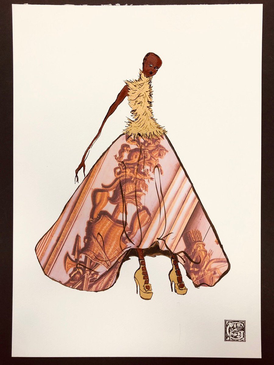 HRP_palaces's tweet photo. The King’s State Apartments at #KensingtonPalace provided the inspiration for @theebillyporter’s magnificent gown at the #Oscars. Designed by @gilesgilesgiles the gown features Roman military detail found in the Cupola Room, playing with the idea of masculinity and extravaganza. https://t.co/pwLIyqRAOD