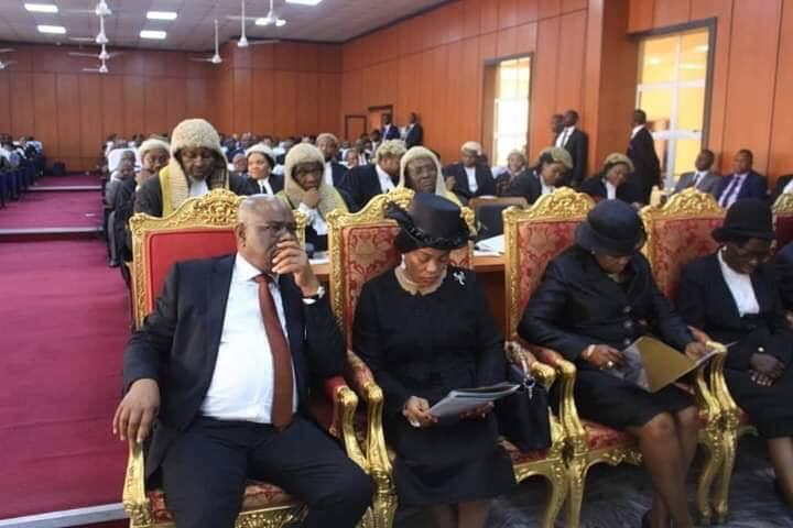 rivcomis's tweet photo. Validictory Court Session: Bulkachuwa declares commitment to serve humanity

•as she commissions Quarters for Court of Appeal Judges developed by the Rivers State Government https://t.co/xVdD9pvh8Z