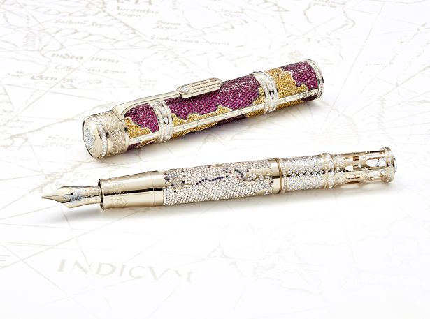 This #Montblanc Marco Polo Limited Edition is a beautiful gift.... #MarcoPolo #ilMilione 😌😊 So pleasant to handle and to look at.... Great workmanship..
