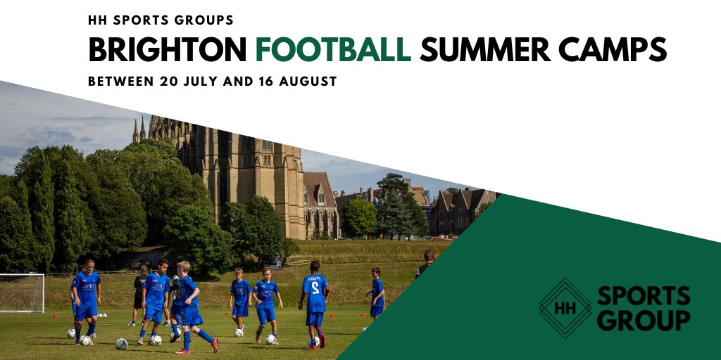 hhsportsgroup's tweet photo. We have limited availability for youth teams to camp near Brighton between 20 July and 16 August 2020. Camps can be between 4-9 nights long, inc. accommodation, meals, training pitches, all sports equipment, 2 friendly matches and a visit to AmEx stadium. Contact us for more info https://t.co/AfaDXR1wU1