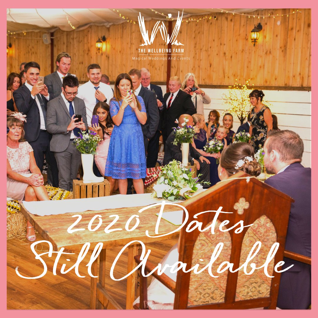 CeliaFarm's tweet image. Sunday 21st June, Sunday 12th July and Sunday 23rd August! Some amazing Sunday dates - Call us to provisionally book your dream date and ask about our brand new 2020 deal Wellbeing Whirlwind Wedding! 
Click the link to book a tour of the farm! - soo.nr/GbqT