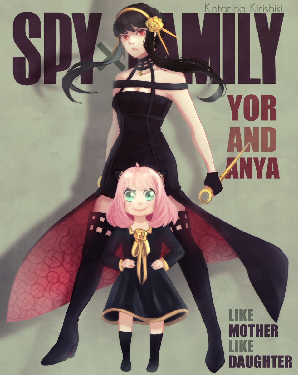 Katarina Kirishiki Spy X Family Is One Of My Fav Manga And I Just Love The Dynamic Between Yor And Anya Especially When Yor Gets All Assassin To Save Anya