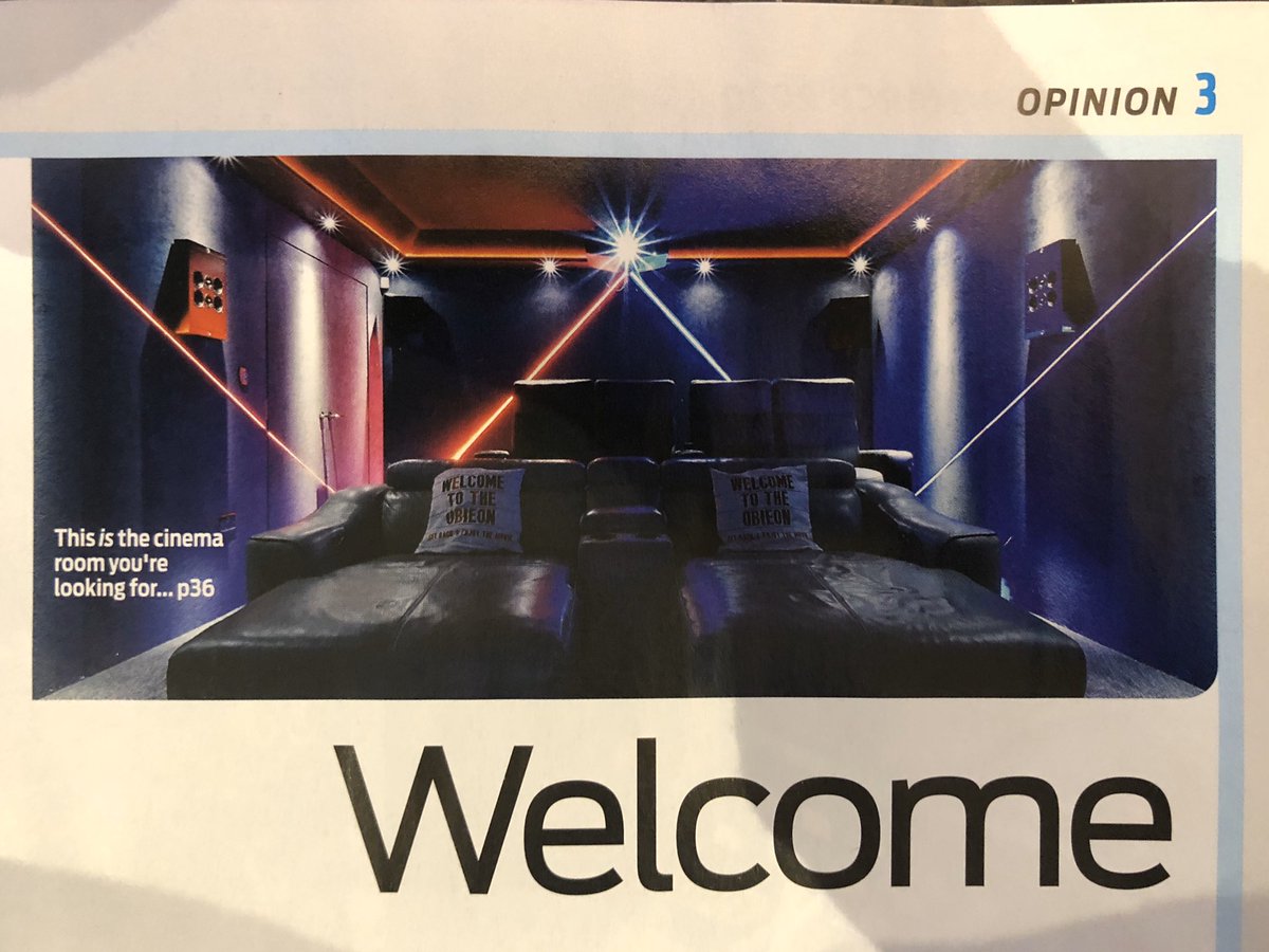 bespoke_cinemas's tweet photo. “This is the cinema you’re looking for....”
The Obieon strikes again in this months Dream Theatre feature in @HCCmag #homecinema #starwars #lightsidedarkside #avtweeps https://t.co/ykZiFOOZXO