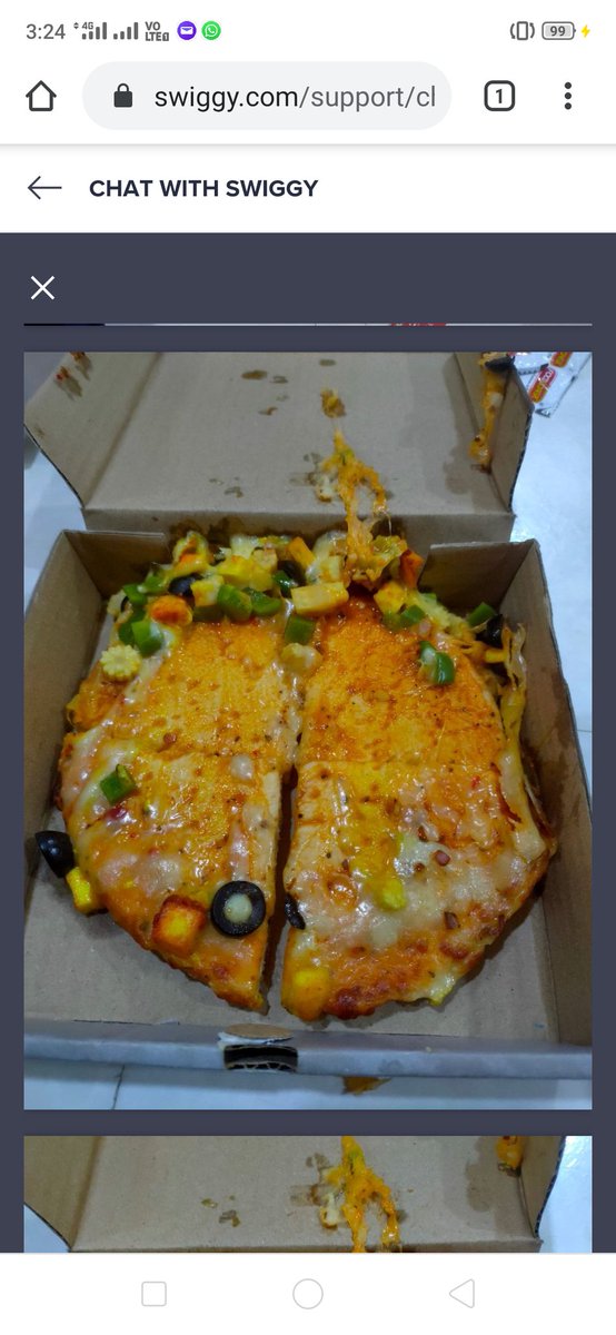 AmitJethava13's tweet photo. @swiggy_in @aajtak @jagograhakjago @IndiaToday @htTweets @IndianExpress @htTweets @TheLallantop that #food #delivered by #swiggy but they don't want #Give #refund https://t.co/5SWGHXOLGd