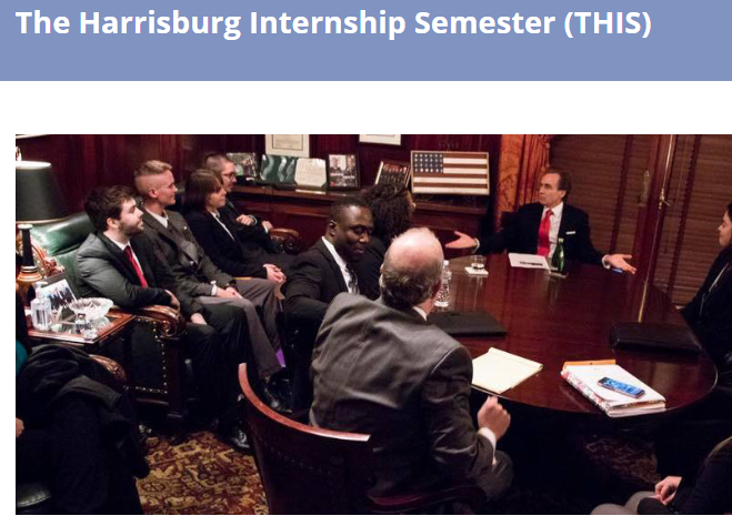 BU_Military's tweet photo. Interested in a future of State Government? The Harrisburg Internship Semester (THIS) program application is open NOW! Check it out! Deadline is March 27th. 
https://t.co/hkj7yFBcbJ https://t.co/mCND5FsJrj