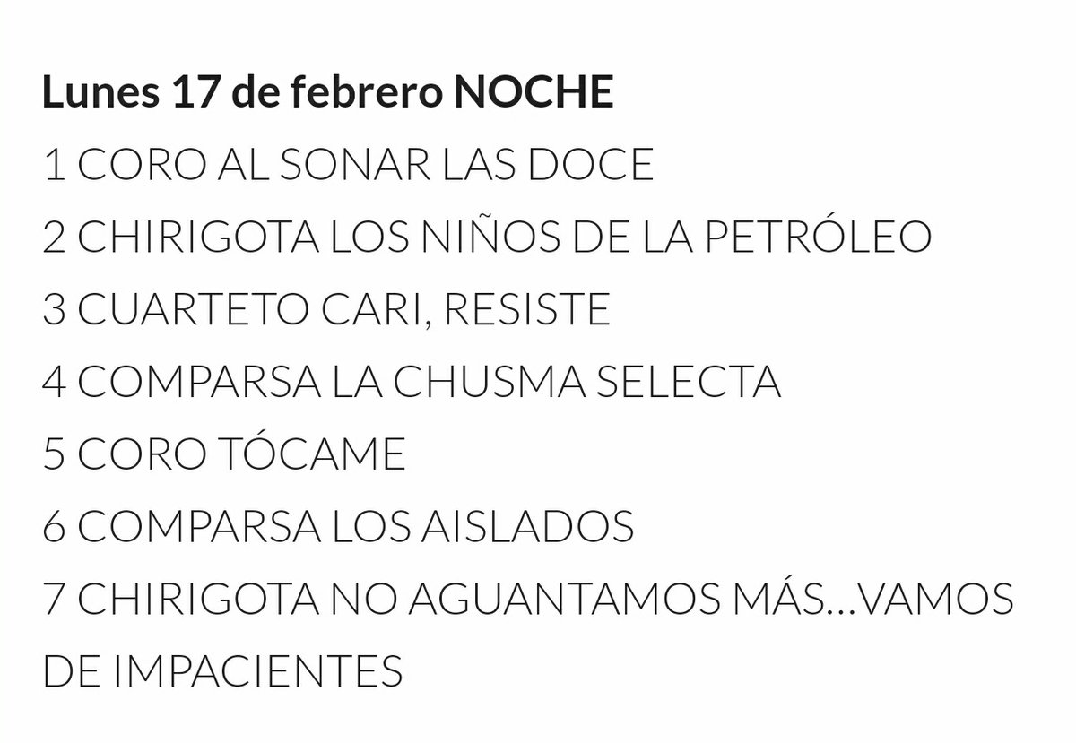 Los Impacientes <a href="/LaChiriDeFyA/">La Chirigota de Fermin y Antoñito</a> cerrando sesión hoy... 🤣🤣 Dudo que aguanten... 🥳 #ChirigotaImpacientes #COAC2020S2