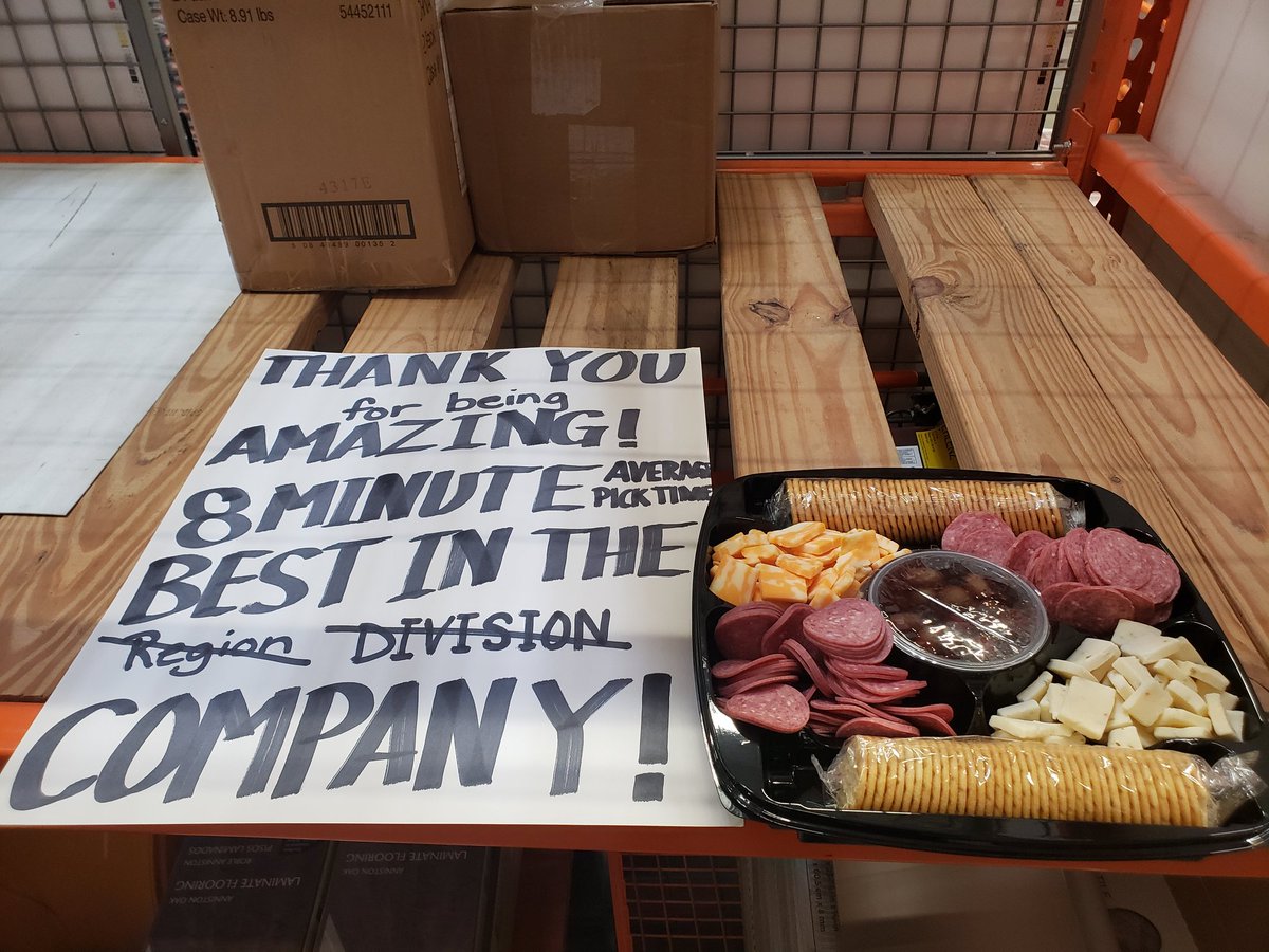 Matt Jordan (@mattjordanhd) on Twitter photo 2801 has the BEST Sevice Desk and OFAs! An 8 minute average pick time for last week deserves some snacks. Thank you for everything your team does to deliver on The Orange Promise @hdjeff2001 <a href="/AngieSuePet1/">Angela Peterson</a> @doramebrennaTHD <a href="/belford_melissa/">Melissa Beth Belford</a> 2801 has the BEST Sevice Desk and OFAs! An 8 minute average pick time for last week deserves some snacks. Thank you for everything your team does to deliver on The Orange Promise @hdjeff2001 <a href="/AngieSuePet1/">Angela Peterson</a> @doramebrennaTHD <a href="/belford_melissa/">Melissa Beth Belford</a>