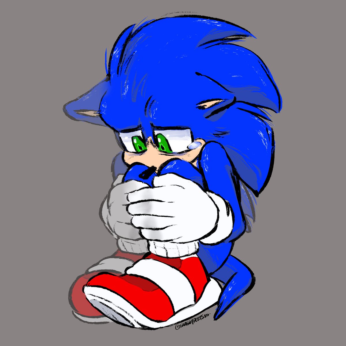 I liked everything about the movie But my favorite part was sad Sonic. 