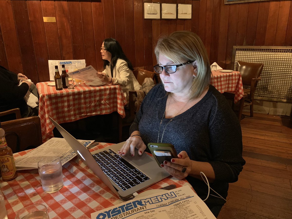 twopoint0tv's tweet image. The beauty of not having a brick &amp;amp; mortar space is that we can edit at happy hour!
•
•
•
#twopoint0 #officeoftheday #mobileoffice #workremote #remote #remoteoffice #editing #video #videoediting #videoproduction #production