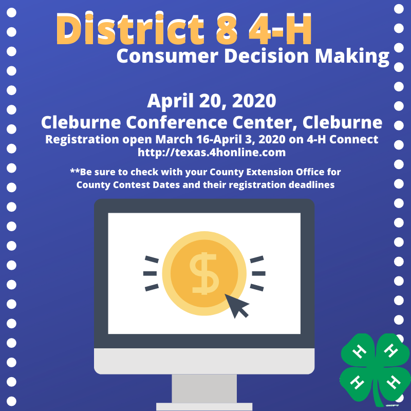 Save the Date! 

Be sure to check with your county office for their dates and deadlines.