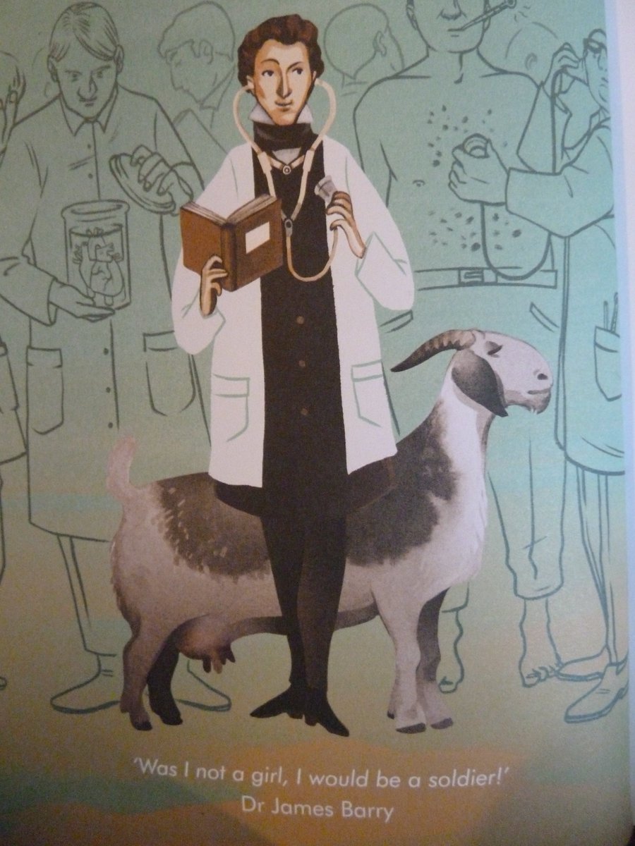 Dr James Barry. Daring surgeon. c 1799-1865. Margaret Bulkley 1 of 1st women to study medicine, >50 yrs before women allowed in college! Presenting herself as man studied  @EdinburghUni! Sent to S Africa with BA. Did 1 of 1st c-sections where baby lived! Free treatment poor women!