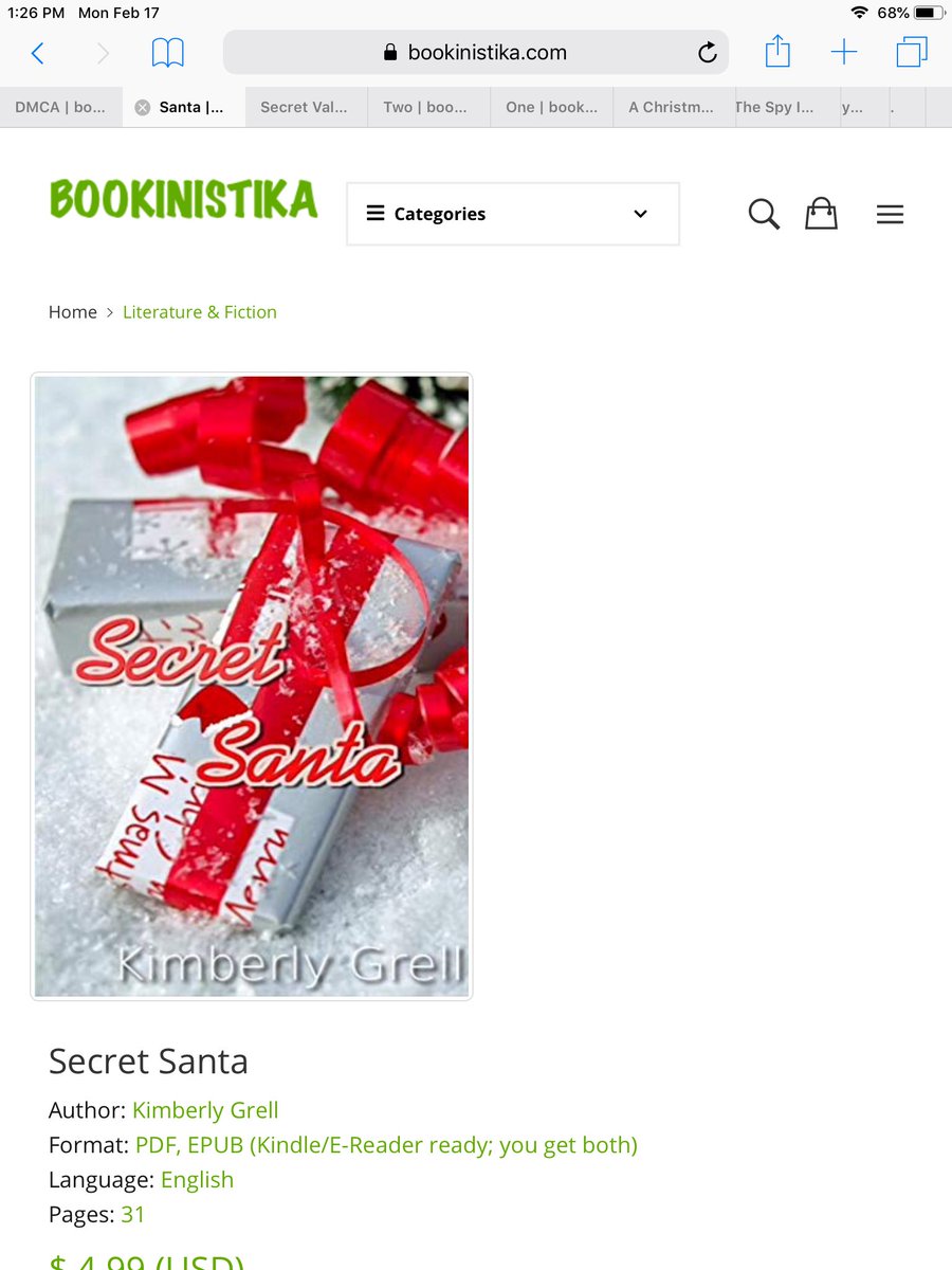 KimmieLovesLife's tweet image. 13 of my books were found pirated on this site! It’s best to investigate any authors you know or if you’re an author. This hinders on our income! #saveanauthor