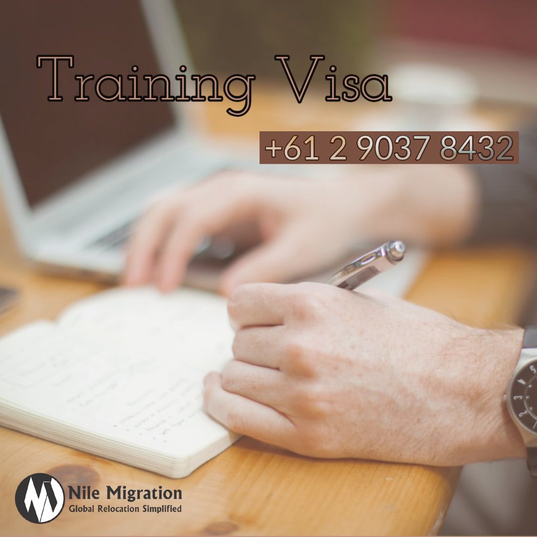 NileMigration's tweet image. Training Visa (Subclass 407)
Start your assessment today: bit.ly/2Rbpf2Z
#Nilemigration
#Australia
#TrainingVisa