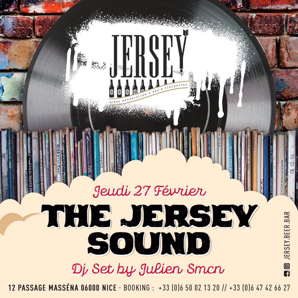THE JERSEY SOUND  
Référence aux années 80, et à la scène club ou garage de l’époque.  The Jersey Sound est un son unique trouve naissance dans le NEW JERSEY et il est conduit notamment par un collectif d’anthologie appelé BLAZE. 
▶  DJ SET by Julien SMCN #housemusic