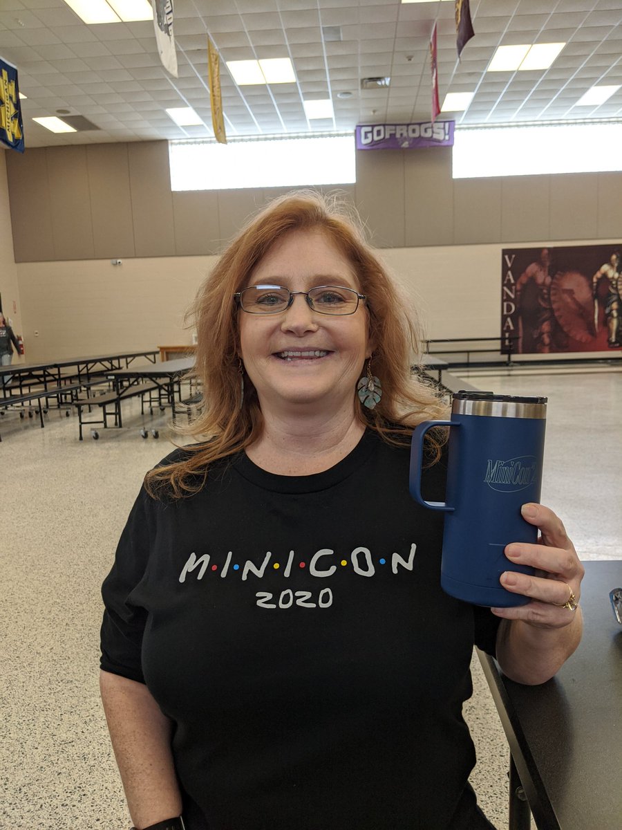 CookeStaff's tweet image. I am having so much fun!!!!! I won an awesome cup!!!! Love the friends theme!!!!! #VISDRocks #minicon2020