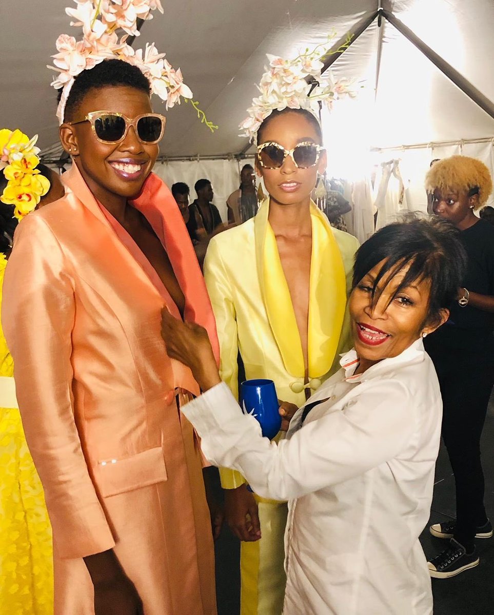 Backstage at #MoDARunway with @claudiapegusdesigns x @peoplesfrombarbados ✨⁣
⁣
#TheCollectionMoDA ⁣
#Fashion #Art #Lifestyle  ⁣
#Throwback