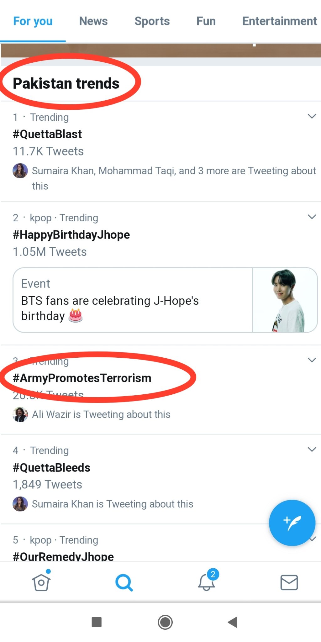 Twitter Trending In Pakistan