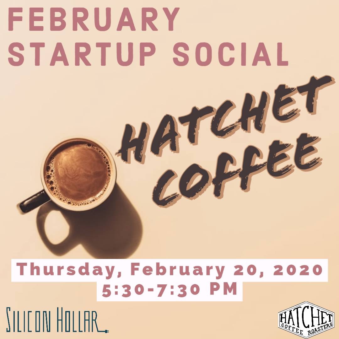 startup_hc's tweet photo. This month we are hanging in #eastboone at Hatchet Coffee! Startup Social is this Thursday, February 20th from 5:30-7:30 PM! Hope to see you there! #startuphc #siliconhollar #startupsocial #hatchet #eastboone #networking #boonenc https://t.co/lo48xwtN0G