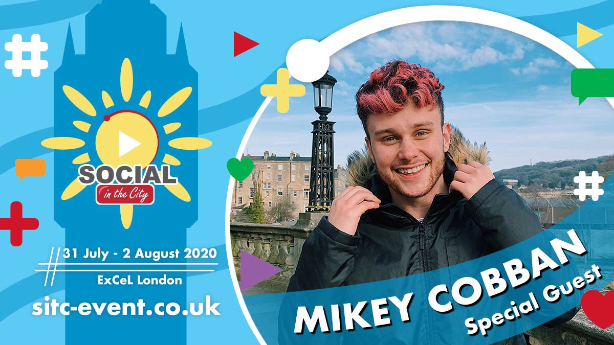 sitc's tweet photo. We’re excited to have @kateelisaxo @DejiAraoye @MikeyCobban &amp; @AnastasiaK_xoxo join us at #SitC2020 this year!

⭐️ 31st July - 2nd August, London ExCeL ⭐️

Find out more at https://t.co/V5a2AfIT1J https://t.co/c6qqG2UXvc