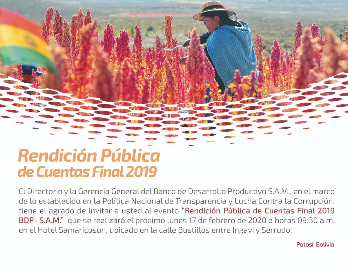 BDPSam2's tweet photo. El @bancobdp sus directores masistas y su gerente llunku del candidato del MAS, se fueron a Potosí a esta rendicion, la decisión de salir de La Paz, fue tomada para no tener preguntas de los créditos millonarios a masistas @ParadaPri @EconomiaBo @CFValverde @JohnArandia @ejutv https://t.co/N73pTxJDqC