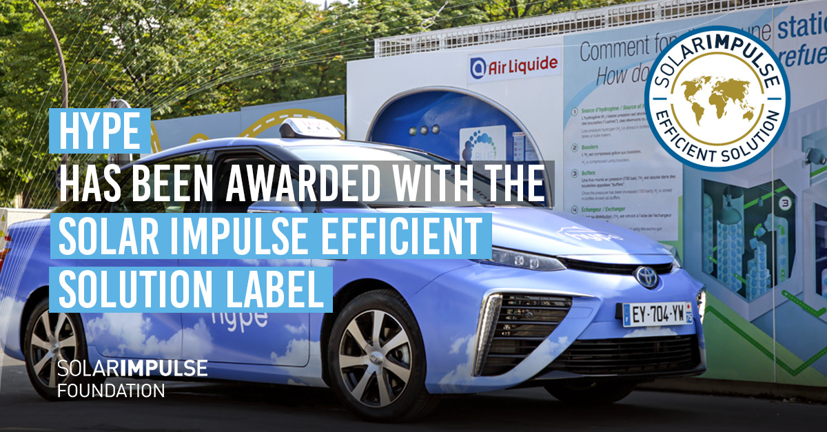 Hydrogen taxis from hype, involved in ZEFER, have been recognised as one of the #1000solutions labelled by the <a href="/solarimpulse/">Solar Impulse Foundation</a> foundation

<a href="/airliquidegroup/">Air Liquide Group</a>