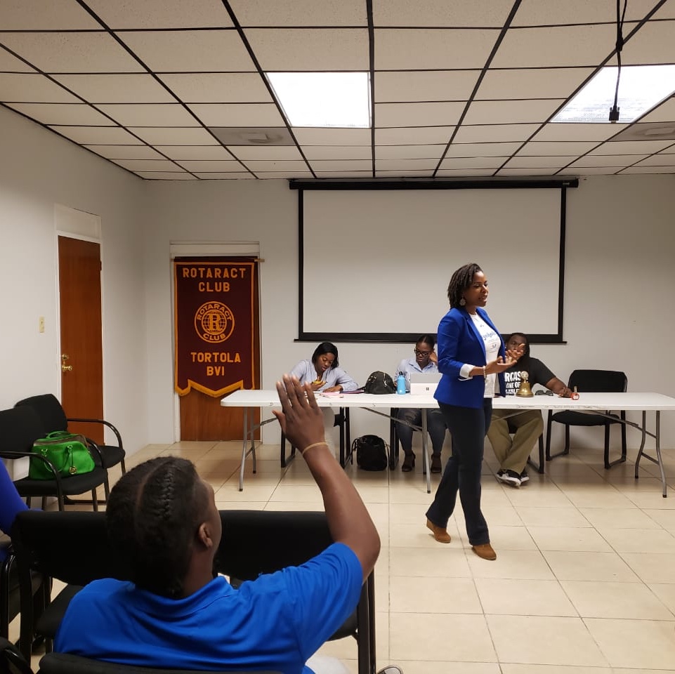 RotaractTortola's tweet photo. Thank you to all who came out to our last general body meeting. ⠀
⠀
Remember we meet the 1st, 3rd and 5th Friday of every month!⠀
#UsePeaceWithConflict⠀
#ImpactThroughUnity⠀
#RD7020Unite⠀
#RD7020Unity⠀
#RD7020Impact⠀
#RotaractImpact⠀
#RotaractUnity⠀
#rotaryinternational https://t.co/wIgwho6Gdo