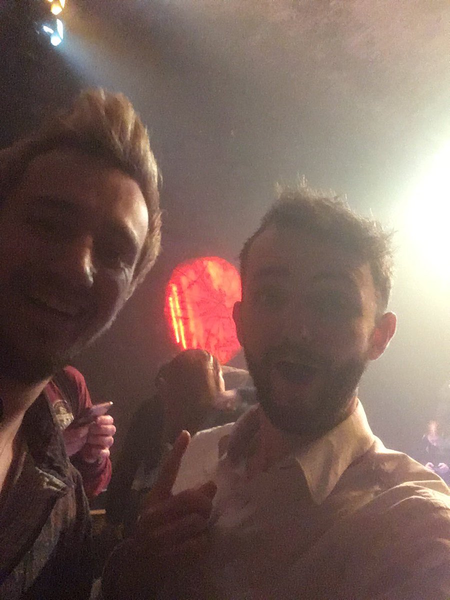 Congratulations to <a href="/thefirst_play/">THE FIRST / VAULT FESTIVAL 11-16 FEB 2020</a> on their hugely successful run @VAULTFestival: brilliantly acted and well choreographed storytelling - fully deserving of all the star-spangled reviews. Here’s us in awe of your set post-show: with a cheeky photobomb from Mars