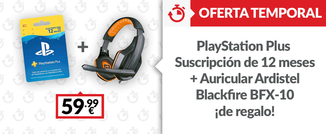 Primero Ananiver Moler GAME España on Twitter: "¡No te quedes sin tu auricular #Ardistel Blackfire BFX-10 de regalo al comprar tu suscripción de @PSPlusES en GAME! 🎧 Escucharás alto y claro tus mejores partidas online, ¡ Primero Ananiver Moler GAME España on Twitter: "¡No te quedes sin tu auricular #Ardistel Blackfire BFX-10 de regalo al comprar tu suscripción de @PSPlusES en GAME! 🎧 Escucharás alto y claro tus mejores partidas online, ¡