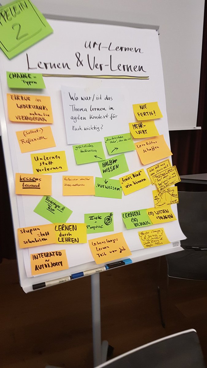 IlliManuel's tweet photo. Lernen und Umlernen im agilen Umfeld - die Teilgebenden meiner Session zum Thema #agilelearning sprudeln vor Ideen - jede*r hat Erfahrungen und Vorschläge, wie Lernen im Kleinen und im Großen weiterentwickelt werden könnte ... vielen Dank fürs Mitmachen!!! #AgileOpenFire https://t.co/bJ5QGNk0Oz