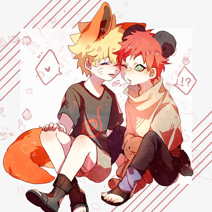 我愛羅のtwitterイラスト検索結果