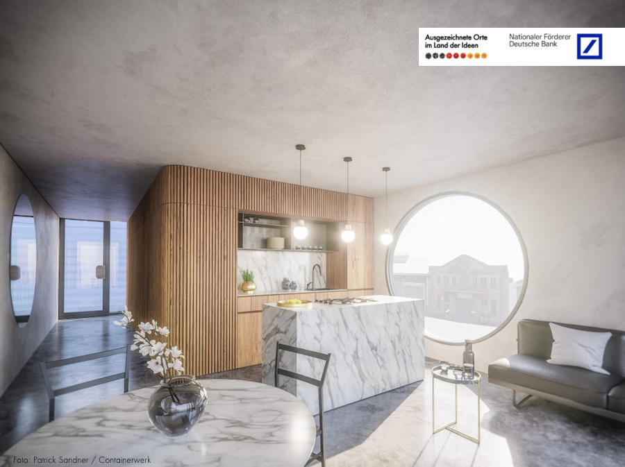 Wohnraum wird immer knapper und teuerer. Also wie werden wir in Zukunft #wohnen? Vielleicht in umgebauten Frachtcontainern – denn die sind dank eines neuartigen Dämmverfahrens erschwinglich, energieeffizient und ganz schön schick: land-der-ideen.de/projekt/contai… <a href="/Containerwerk1/">Containerwerk</a>