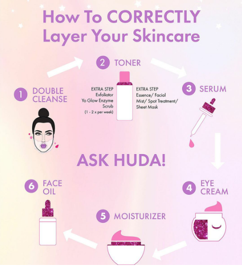 I cannot stress this enough beautiful people, layering your skincare is SO important and such a game changer! Most people don't realize their routine is all wrong even though they have all of the right products! 💕 Hit save/screenshot this for the future 😘