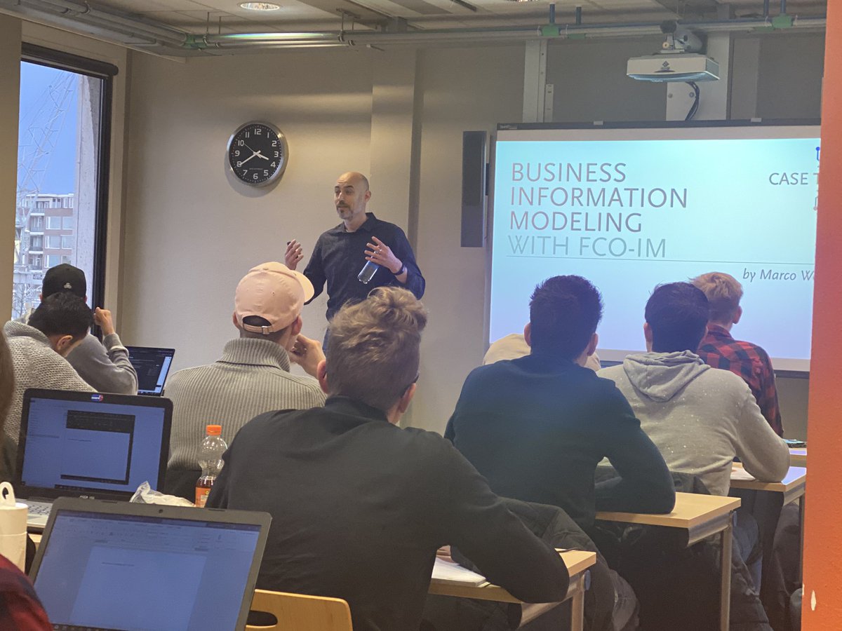 RonaldDamhof's tweet image. The famous @marcowobben now talking about the lack of professionalism in #IT and the hope we have for new students; think critically, great advice. #factbasedmodeling