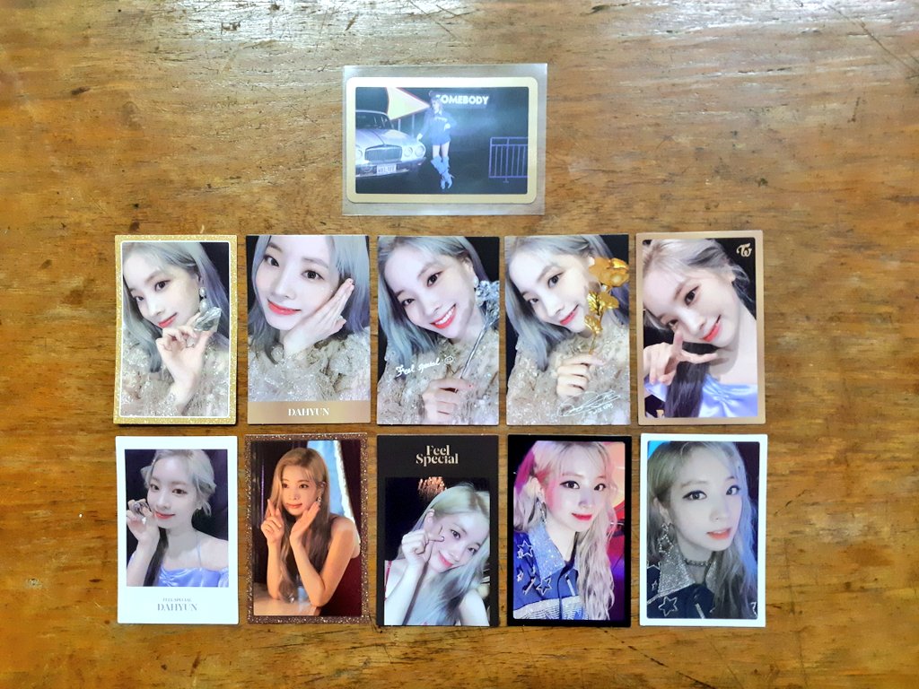 200217finally completed my feel special dahyun set !! im a happy kid uwu