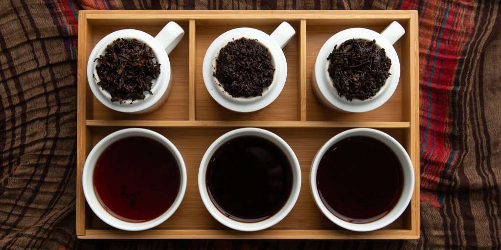 TeaSource's tweet photo. We're featuring three shu puers on this week's tea flight. If you're up for a challenge, stop by one of our stores and try these rich, earthy teas for just $8!
View the February flight menu: https://t.co/b2JGYiwIt7
#teaflight #SaintPaul #StAnthonyVillage #EdenPrairie #tealife https://t.co/6lFrxovEr9