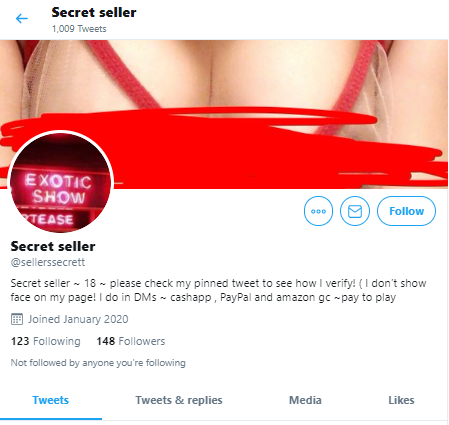 STILL RUNNING/SCAMMING? Update: #OnBlast Underaged SCAMMER'S current accounts:- @sexxysinnner-@selllersecret/@selllerssecret => @sellerssecrettStill UNDERAGE, selling content & scamming; STILL ILLEGAL/WRONG! #RT &  #REPORT HER ACCOUNTS to Twitter CSE:  https://help.twitter.com/forms/cse 