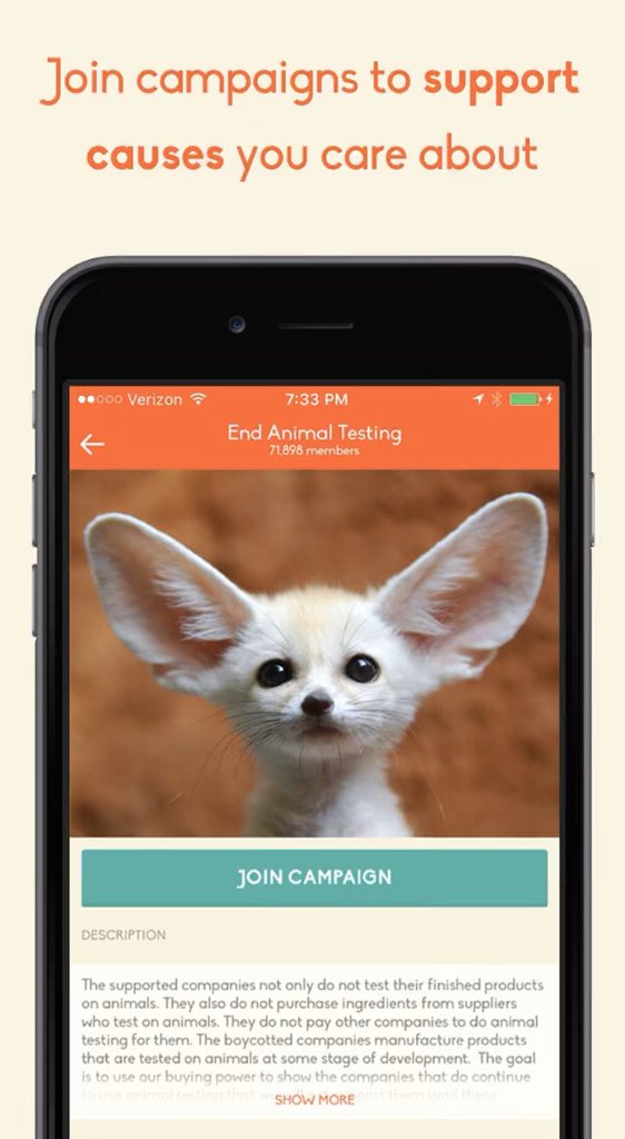 CarmenDelgadoAD's tweet photo. 📲@BuycottApp: nos ayuda a hacer compras responsables, crear o adscribirnos a campañas a las que apoyar.
Conoce qué corporación está detrás de un producto, qué campañas apoya, si ofrece un trato digno a sus empleados, si testa en animales, si contiene OMD, etc.
#GreenApps https://t.co/vSl1yJ5tAD