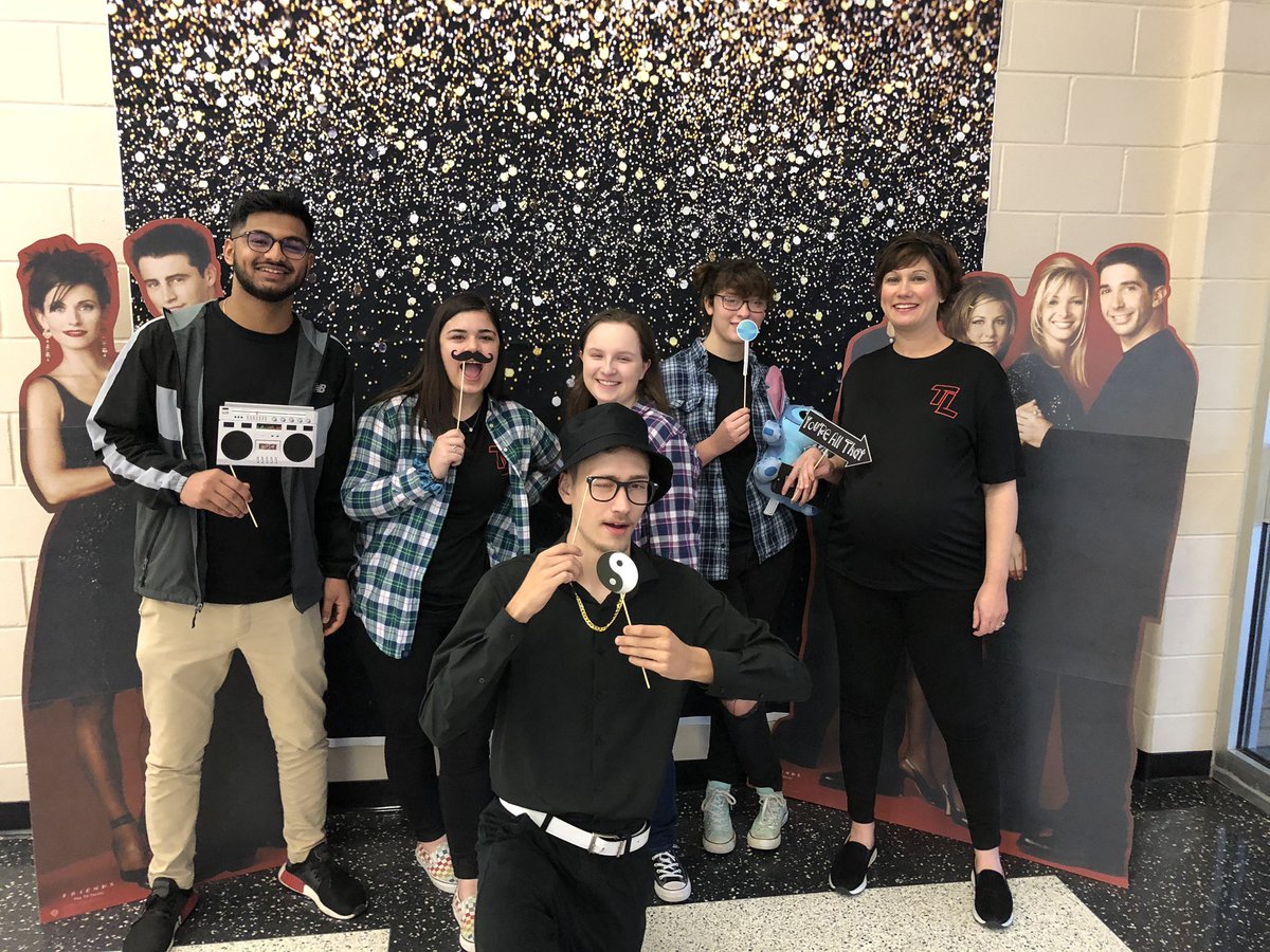 mcconnellh88's tweet image. #VISDRocks @TLRedRaiders SWAT team getting their 90's on!