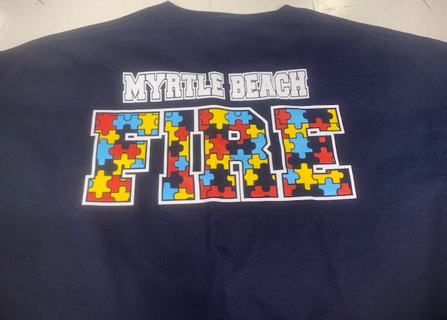 Looking for that perfect President's Day Gift? Well look no further! We are now selling our new Autism Awareness shirts in our Administration Office at 921-B Oak St in Myrtle Beach. Give us a call at 843-918-1104 to order one or stop by Monday-Friday between the hours of 8 and 5.