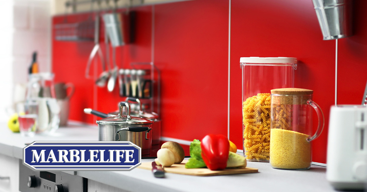 MarblelifeSEMI's tweet image. It’s not always a bad thing when you’re seeing red! Spice up your home with a #RedKitchen — #MARBLELIFE can make it happen without the mess and expense of a demolition. Check out our latest blog to learn how. bit.ly/2SDOg7H