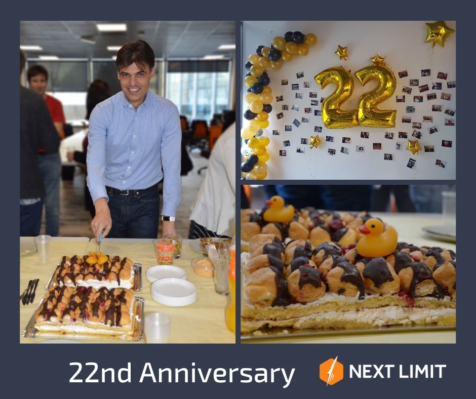 Double fiesta at the office last Friday - celebrating our 22nd anniversary on #ValentinesDay with cake, ducks and lots of memories on the wall! #NextLimitTech #NLAnniversary