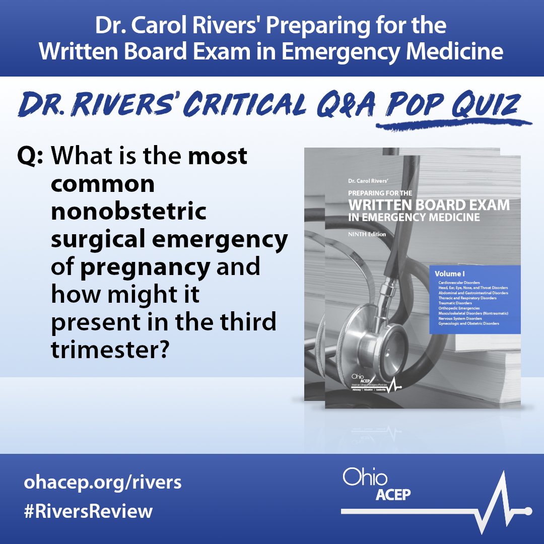RiversEMReview's tweet photo. 📝Time for your #RiversReview Critical Q&amp;A Pop Quiz! 🔗Check out the link to check your answer: https://t.co/yn9bXXgYX3 #MedEd #EMBoards #emergencymedicine https://t.co/H2ZS3455Zu