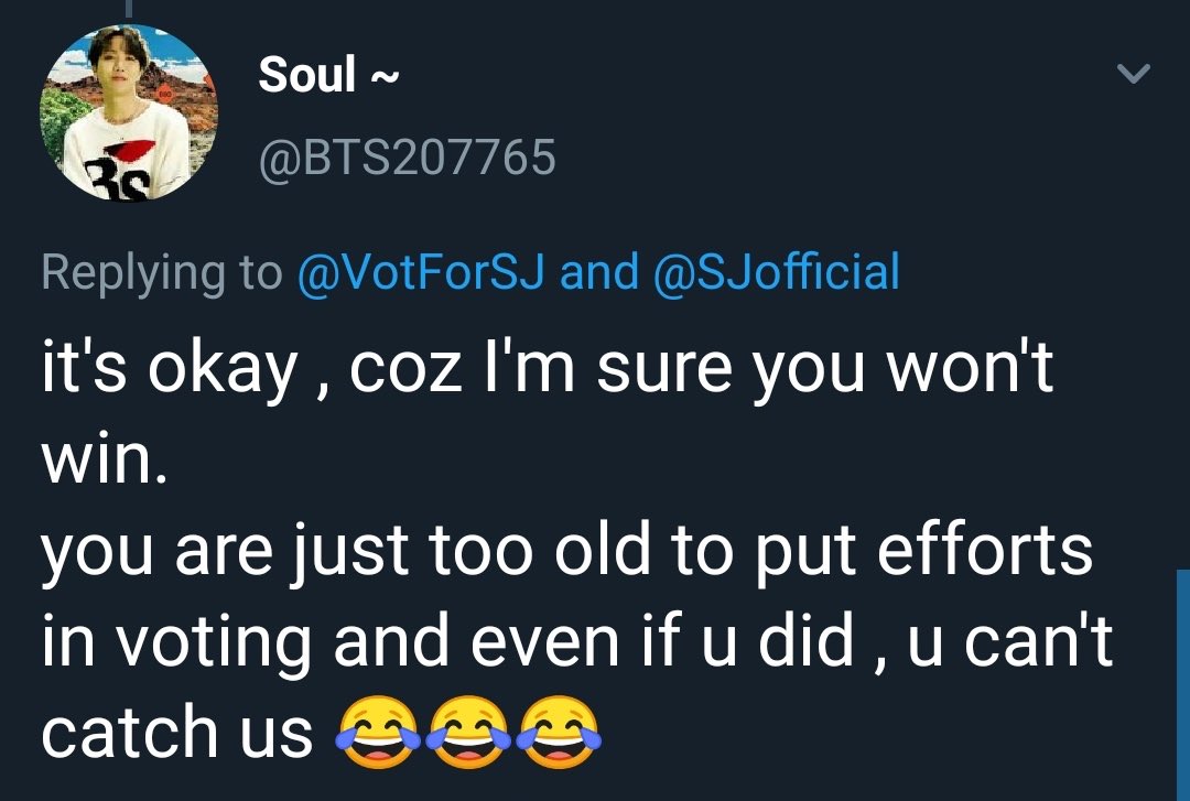 sunflow3rmin_'s tweet photo. anyone need motivation to vote suju on fannstar? yes this is our new motivation so let’s vote suju & win it 🥰💙 they said we’re old..... https://t.co/wH0fycTNjh