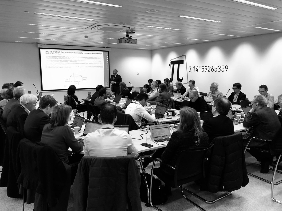 Constant Kohler (@kohcon) on Twitter photo Great level of commitment at the kick-off meeting of the new <a href="/Standards4EU/">CEN and CENELEC</a> Technical Committee on #blockchain and distributed ledger technologies. Addressing #eIDAS and #GDPR. Challenging! Great level of commitment at the kick-off meeting of the new <a href="/Standards4EU/">CEN and CENELEC</a> Technical Committee on #blockchain and distributed ledger technologies. Addressing #eIDAS and #GDPR. Challenging!
