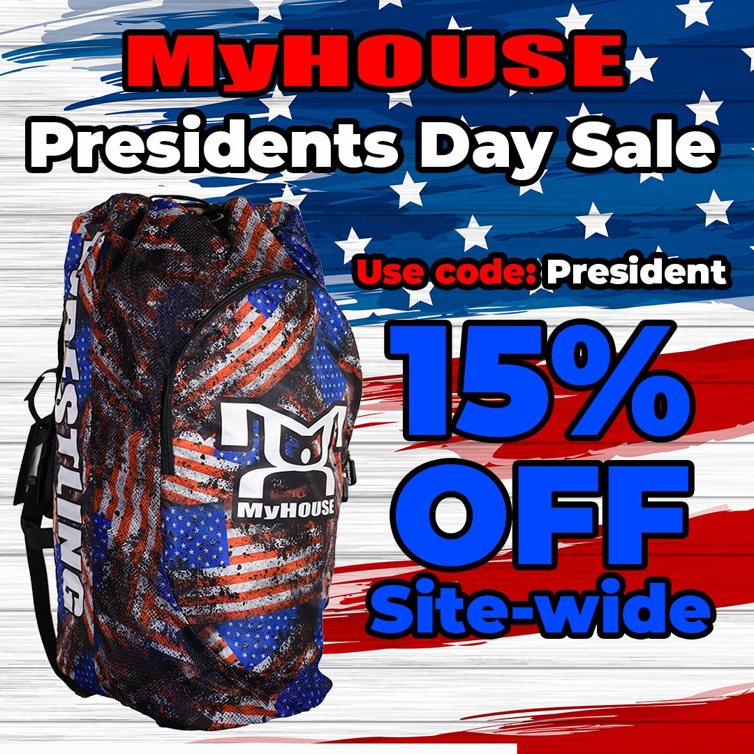 MyHOUSE_'s tweet photo. Happy Presidents Day! Use Code: president to get 15% Off Site-Wide! Like what you see? Shop Now! You can also see it in 360 view on our website, SHOP NOW! #AddressOfChampions
BUY NOW
.
.
.
#myhouse #custom #usabag #usa #redwhiteblue #gearbag #myhouse #wrestling #wrestlinglife https://t.co/jk0YmLPHcz
