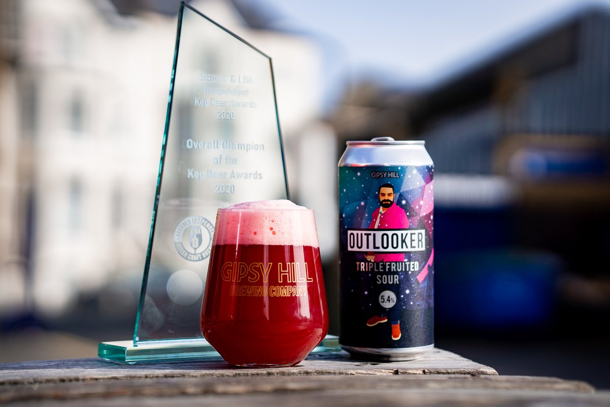 <a href="/GorillaBrewing/">Gorilla Brewing</a> Outlooker is a brand new 5.4% triple fruited sour brewed with a huge 200g/l of Blackberries, Rasperries and Lingonberries. The beer was just last week awarded Overall Champion Beer of <a href="/LoveBeerLondon/">LoveBeerLondon</a>!

gipsyhillbrew.com/beers/outlooke…