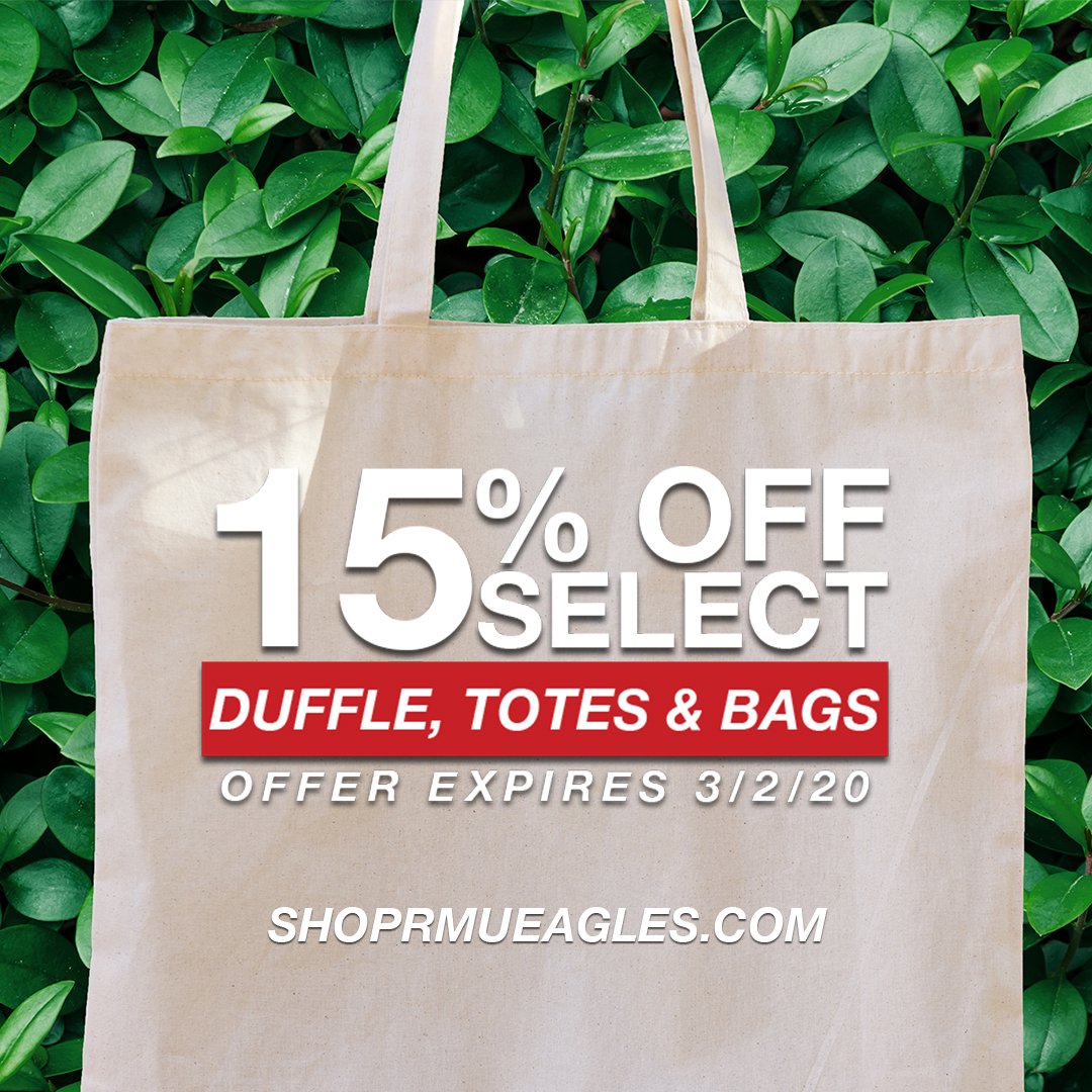 Don't miss this sale! Take 15% off RMU bags now until March 3!
