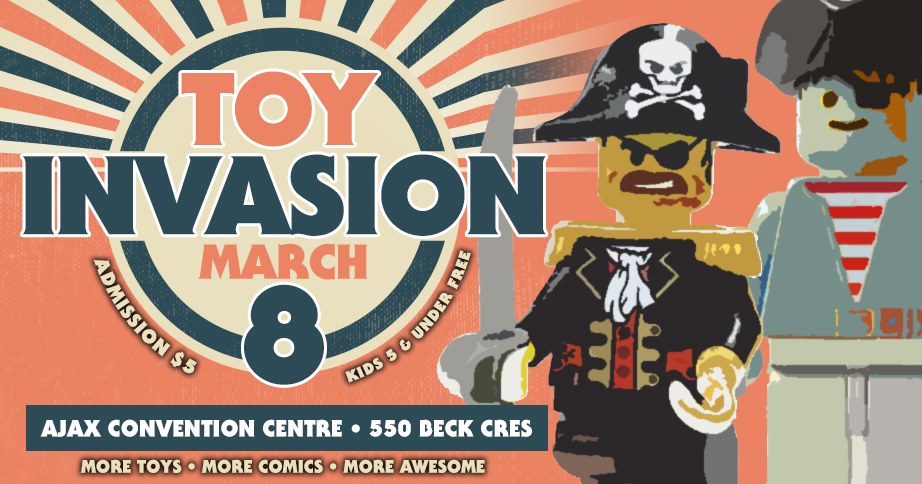 ToyForceCanada's tweet photo. Do Exhibitors have LEGO at the show? Of course!
From Pirates to Knights and so much more!

What is your favorite LEGO Theme?

March 8th
Ajax Convention Centre
550 Beck Cres

Doors Open at 11am
Admission $5
Kids 5 and under are Free! https://t.co/eYOXFgXgH1