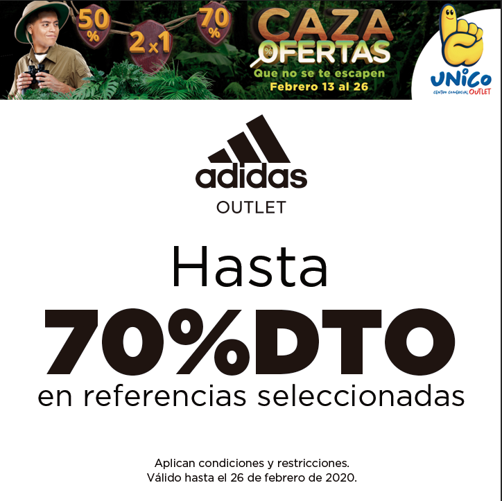 UNICO Outlet on Twitter: "¿Estabas buscando promociones Adidas?👟 Encuentra referencias seleccionadas de ropa y zapatos para hombre y mujer con este descuento🏆 Válido en #UNICOBarranquilla y #UNICODosquebradas